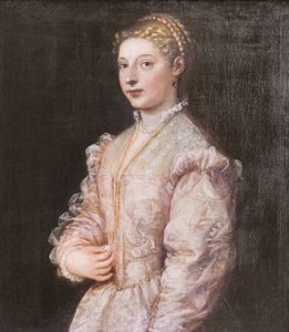 若い女性の肖像 (ラヴィニア) 作： Titian (c.1488 1576)