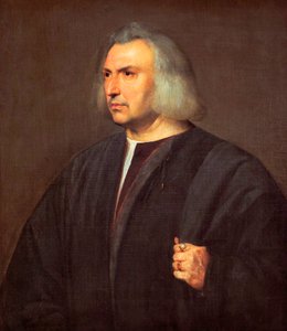 医師Gian Giacomo Bartolotti da Parmaの肖像 作： Tiziano Vecelli