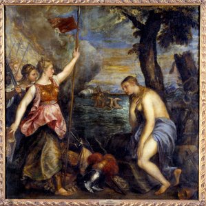 スペインに救われた宗教。ティツィアーノ・ヴェチェッリオによる絵画「ティツィアーノ」（1485-1576年 作： Tiziano Vecelli