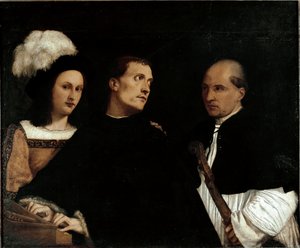 コンサート（または中断されたコンチェルト 作： Titian (c.1488 1576)