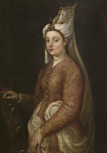 壮大なスレイマンの娘、カメリア、1560年頃 作： Tiziano Vecelli