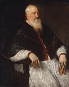 フィリッポ・アルチントは1500年頃に生まれ、1550年半ばにミラノの大司教、1558年に亡くなりました。 作： Tiziano Vecelli
