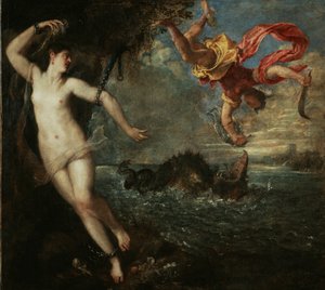 ペルセウスとアンドロメダ、1555年頃。 作： Titian