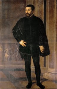 ディエゴ・ウルタド・デ・メンドーサ・イ・パチェコの肖像画 1503-1575、1535-1540年頃。 作： Titian