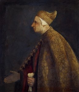 ドージェ・ニッコロ・マルチェロの肖像、1542年頃。 作： Titian