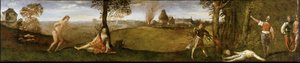 ポリュドロスの伝説 ポリュドロスの森、1506～1508年頃。 作： Titian