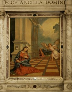 Malchiostro Annunciation、c.1520 作： Tiziano Vecelli