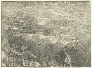 紅海へのファラオ軍の水没 作： Titian