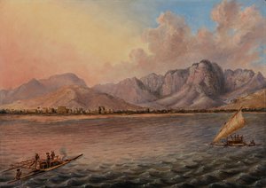 マスワルタ、ヴェヌア・レヴ・ヴィティサ、フィジー、1840年頃（キャンバスに油彩）