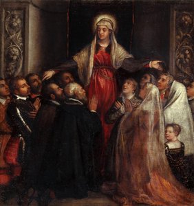 慈悲の聖母慈悲の聖母、1573年。 作： Tiziano Vecelli