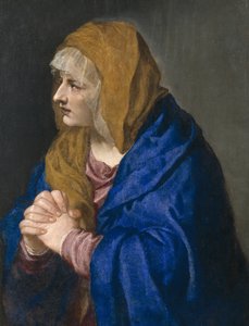 Mater Dolorosa、1554 作： Tiziano Vecelli