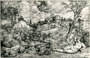 メドールとアンジェリカ、またはジェイソンとメデア、c1535-1545、1937 作： Tiziano Vecelli