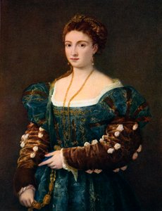 貴族の肖像、またはラベラ、c1536、1937 作： Tiziano Vecelli