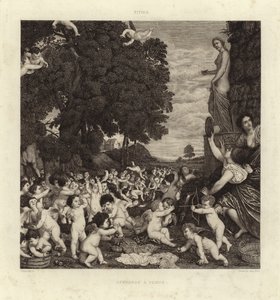 金星の崇拝 作： Tiziano Vecelli