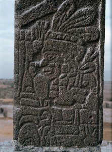 トラフイスカルパンテクートリの神殿のレリーフ 作： Toltec Toltec