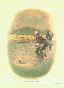 釣り、1820、c1910。 作： Tom Browne