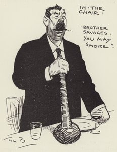 椅子では、サベージ兄弟、あなたは喫煙することができます 作： Tom Browne