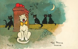 プリマドンナ（カラーリトグラフ） 作： Tom Browne
