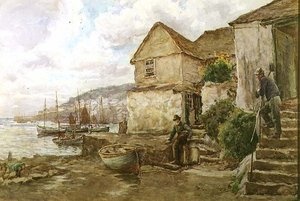 ニューリンにて（水彩画） 作： Tom Clough