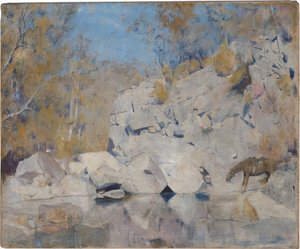 マッキンタイアの隅、1895年 作： Tom Roberts