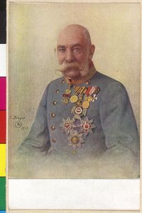 オーストリア皇帝フランツ・ヨーゼフ1世 作： Tom von Dreger