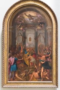 聖ペテロの影の奇跡、1530～1602年頃（絵画） 作： Tommaso Laureti