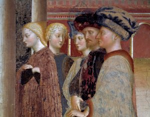 ヘロデの晩餐会 作： Tommaso Masolino da Panicale