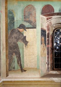 洗礼者ヨハネの生涯：護衛 - フレスコ画 作： Tommaso Masolino da Panicale