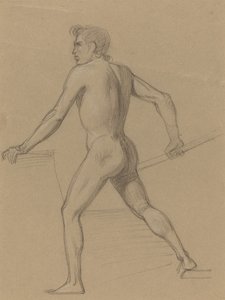 左に移動する男性のヌード 作： Tommaso Minardi