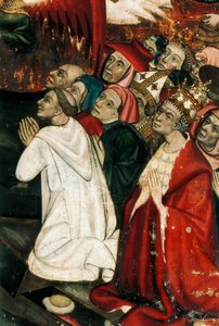 最後の審判、ギメラのサンセバスチャン教会に由来する祭壇画の詳細 作： Tomás Giner