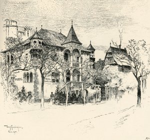 トニーGrubhofer、1900年によってシャトーチロレン。 作： Tony Grubhofer