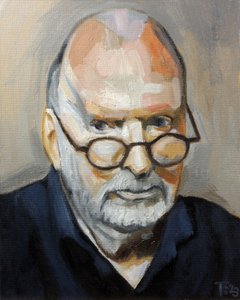 ひげを生やした長老の視線 作： Tore Bahnson