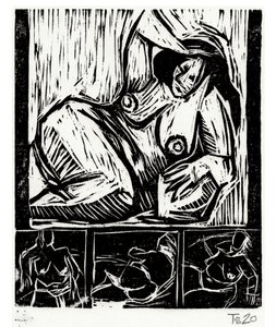 力強い表現主義の人物像 作： Tore Bahnson