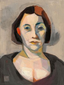 表現力豊かな女性の肖像画 作： Tore Bahnson
