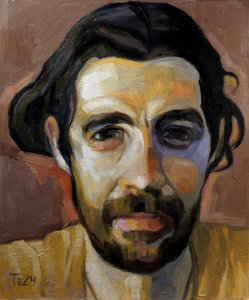 表現力豊かな男性の肖像画 作： Tore Bahnson