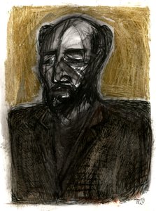 表現力豊かな男性の肖像画 作： Tore Bahnson