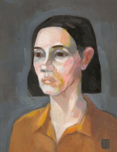 現代女性の肖像画
