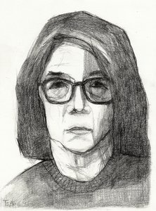 物思いにふける女性の肖像 作： Tore Bahnson