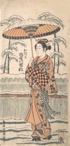 大鶴に扮した佐野川市松 1754年頃