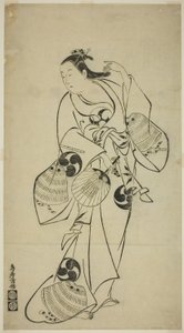 立ち美人俳優 作： Torii Kiyomasu I