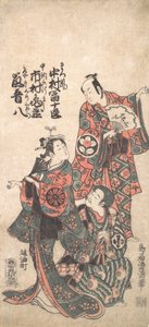 ドラマ「松は体襖の別里」のワンシーン、1757年または1758年、1757年または1758年。 作： Torii Kiyomitsu