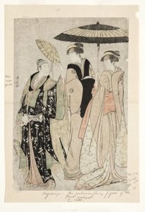 劇中の俳優内内日向小島、中村劇場、XI1784、1784（木版） 作： Torii Kiyonaga