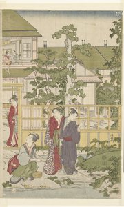盲目の男を演じる 作： Torii Kiyonaga