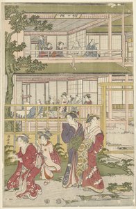 盲目の男を演じる 作： Torii Kiyonaga