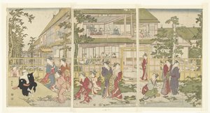 盲目の男を演じる 作： Torii Kiyonaga