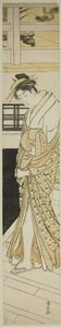 花魁下り階段 作： Torii Kiyonaga