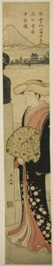 日本橋を渡る女装 作： Torii Kiyonaga