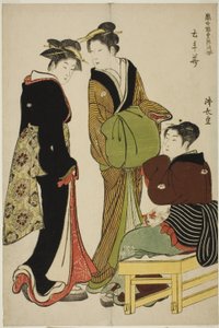 「当世百合美人合わせ」シリーズ 土手下の花（土手花）