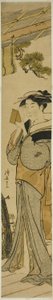 化粧をする芸者 作： Torii Kiyonaga