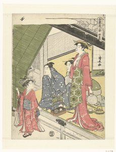 新吉原 吉原 慎（題名・オブジェ） 東都の夏十景（連載タイトル） 東夏十景 作： Torii Kiyonaga